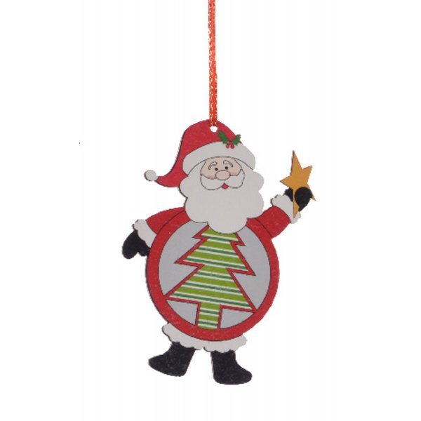 Χριστουγεννιάτικος Άγιος Βασίλης με Δεντράκι (12cm)